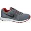 Nike Mens Zoom Winflo Running Shoes - Cool Grey/University Red - thumbnail image 1