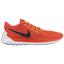 Nike Mens Free 5.0+ Running Shoes - Bright Crimson/Total Orange - thumbnail image 1