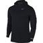 Nike Mens Dri-FIT Element Hoodie - Black/Silver - thumbnail image 1