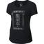 Nike Girls Frequency Just Do It Tee - Black/Grey - thumbnail image 1