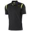 Head Mens Performance Cool Polo Shirt - Black/Lime - thumbnail image 1