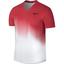 Nike Mens Roger Federer Top - White/Action Red - thumbnail image 1