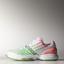 Adidas Womens CC Adizero Tempaia 3 Tennis Shoes - White/Green/Red - thumbnail image 1