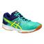 Asics Womens GEL-Upcourt Indoor Court Shoes - Aqua Mint - thumbnail image 1