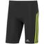 Adidas Mens Response Shorts Tights - Black/Yellow - thumbnail image 1