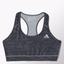 Adidas TechFit Sports Bra - Grey - thumbnail image 1