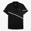 Lacoste Mens Contrast Accent Breathable Pique Polo - Black - thumbnail image 1