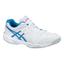 Asics Womens GEL-Gamepoint Tennis Shoes - White/Blue - thumbnail image 1