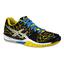 Asics Womens GEL-Fireblast Indoor Court Shoes - Black/Yellow - thumbnail image 1