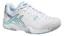 Asics Womens GEL-Challenger 10 Tennis Shoes - White/ Blue - thumbnail image 1