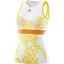 Adidas Barricade Stella McCartney Tank Top - White/Yellow - thumbnail image 1