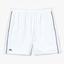 Lacoste Mens Djokovic Stretch Technical Shorts - White - thumbnail image 1