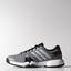 Adidas Mens Barricade Team 3 Tennis Shoes - Grey/Black - thumbnail image 1