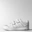 Adidas Kids Trainer 6 Training Shoes - Core White/Clear Grey - thumbnail image 1
