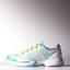 Adidas Womens Stella McCartney Barricade 2015 Tennis Shoes - White/Green - thumbnail image 1