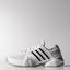 Adidas Mens adipower Barricade 8+ Tennis Shoes - White - thumbnail image 1