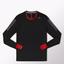 Adidas Mens Supernova Long Sleeve Tee - Black/Dark Orange - thumbnail image 1