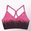 Adidas Adipure Sports Bra - Solar Pink/Rich Red - thumbnail image 1