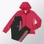 Adidas Girls Seperates Hooded Tracksuit - Bold Pink/Black - thumbnail image 1
