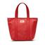 Lacoste Womens Classic Tote Bag in Coated Canvas - Flame Scarlet - thumbnail image 1