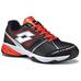 Lotto Mens Viper Ultra Tennis Shoes - Black/Red - thumbnail image 1