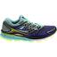 Saucony Womens Triumph ISO Running Shoes - Twilight/Oxygen/Citron - thumbnail image 1