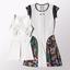 Adidas Womens Y-3 Roland Garros Dress - White/Flower - thumbnail image 1