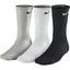 Nike Cotton Half-Cushion Crew Socks (3 Pairs) - White/Grey/Black - thumbnail image 1