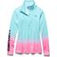 Under Armour Womens UA Cold Gear Half Zip Pullover - Blue/Pink - thumbnail image 1
