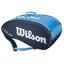 Wilson Tour Blue Moulded 9 Pack Bag - thumbnail image 1