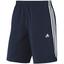Adidas Mens Essential 3 Stripes Chelsea Long Shorts - Navy - thumbnail image 1