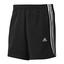 Adidas Mens Essential 3 Stripes Chelsea Shorts - Black - thumbnail image 1
