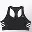 Adidas Clima Training Racer Bra - Black - thumbnail image 1