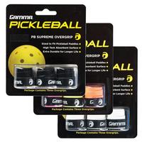 Gamma Supreme Pickleball Overgrips (Pack of 3)