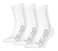 HEAD Performance Crew Socks (3 Pairs) - White/Grey