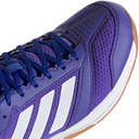 Adidas Mens Ligra 8 Indoor Court Shoes - Solar Purple/Cloud White/Solar Lemon - thumbnail image 5