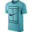 Nike Mens Court French Stripe Tee - Light Retro/Midnight Navy - thumbnail image 1