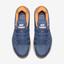 Nike Mens Air Vapor Advantage Tennis Shoes - Blue/Citrus - thumbnail image 4