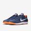Nike Mens Zoom Cage 2 Tennis Shoes - Blue/Citrus - thumbnail image 5