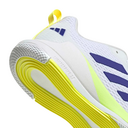 Adidas Mens Novaflight 2 Indoor Court Shoes - Cloud White/Pure Purple/Hi-Res Yellow - thumbnail image 5