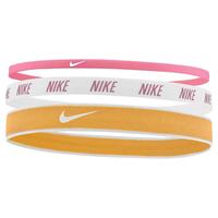 Nike Mixed Width Hairbands (Pack of 3) - Pink/Orange