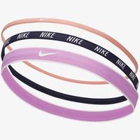 Nike Mixed Width Hairbands (Pack of 3) - Peach/Purple