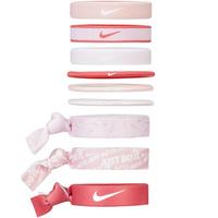 Nike Ponytail Holders (Pack of 9) - Red/Pink
