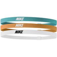 Nike Elasticated Hairbands (Pack of 3) - White/Orange/Teal