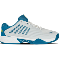 K-Swiss Mens Hypercourt Express 2 Tennis Shoes - Brilliant White/Celestial/Evening Primrose