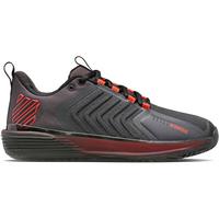 K-Swiss Mens Ultrashot 3 Tennis Shoes - Black/Red