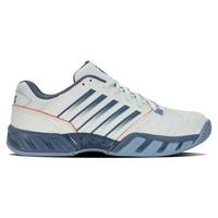K-Swiss Mens Bigshot Light 4 Tennis Shoes - White/Light Blue