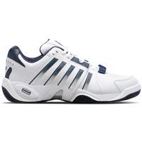 K-Swiss Mens Accomplish IV Tennis Shoes - White/Navy