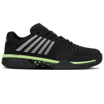 K-Swiss Mens Express Light 3 Tennis Shoes - Black/Green