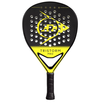 Dunlop Tristorm Pro Padel Racket 2025 - Black/Yellow/Grey/White